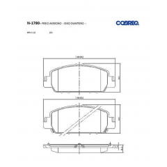 Pastilha de freio Honda HR-V Cobreq N-1780